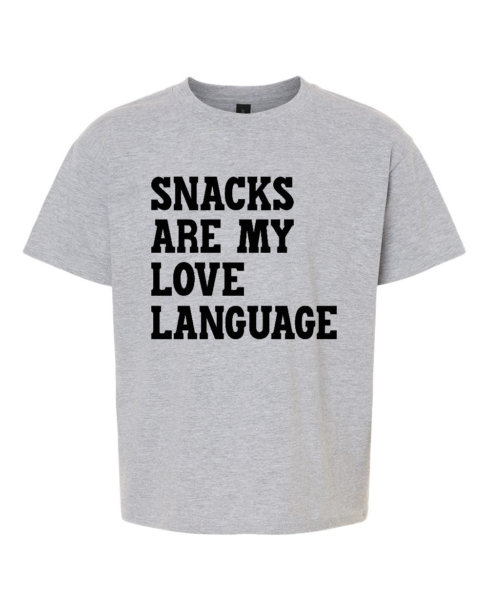 Snacks are my love language large print - Youth