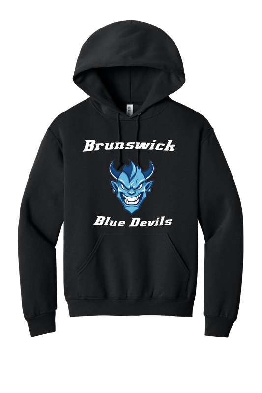Blue Devils Baseball Jerzees Nublend - Front Logo